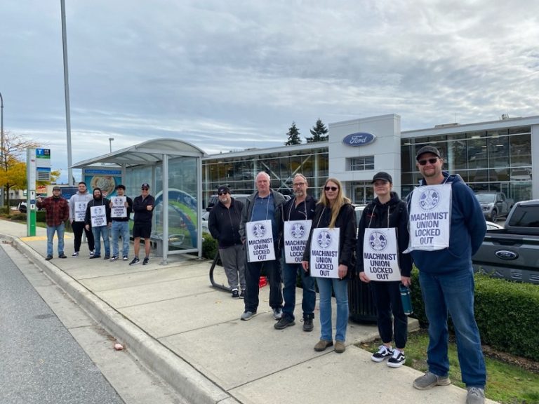 WESTCOAST FORD LOCKS OUT LOCAL 1857 MEMBERS ON THANKSGIVING!