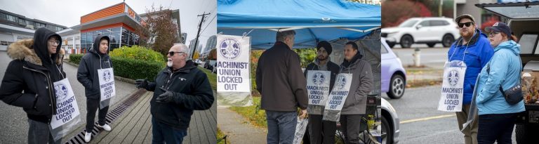 Kal Tire Branch K669 in Burnaby were locked out