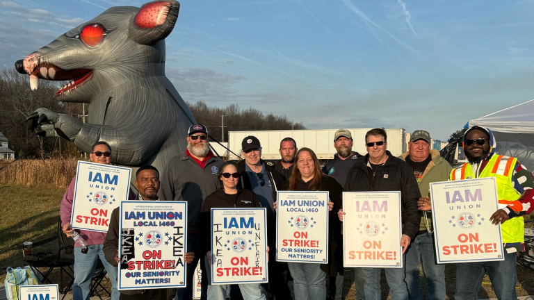 IAM Union Members at IKEA Perryville Vote to Continue Strike